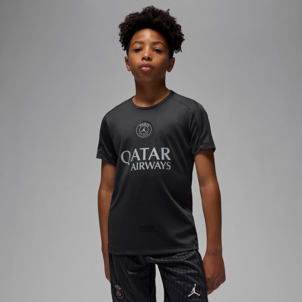 Paris Saint-Germain Jordan Brand Youth 2025/26 Strike Fourth Training Top Black - Jordan for sale