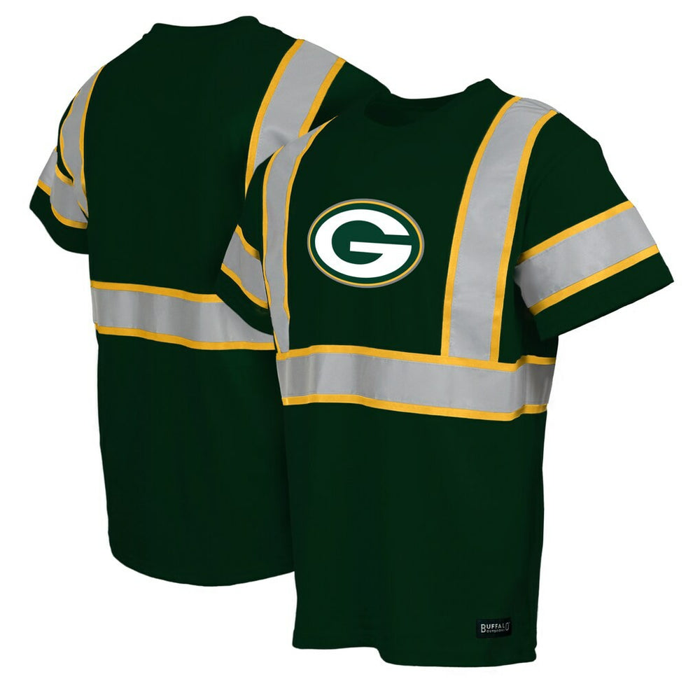 Green Bay Packers Safety Heavyweight T-Shirt - Green T-shirts