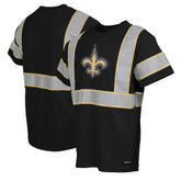 New Orleans Saints Safety Heavyweight T-Shirt - Black T-shirts