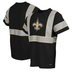 New Orleans Saints Safety Heavyweight T-Shirt - Black T-shirts