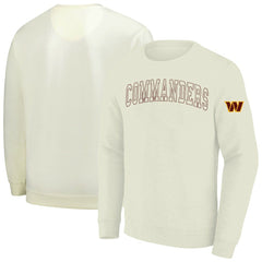 Washington Commanders Profile Big & Tall Fleece Sweatshirt - Cream Sweatshirts