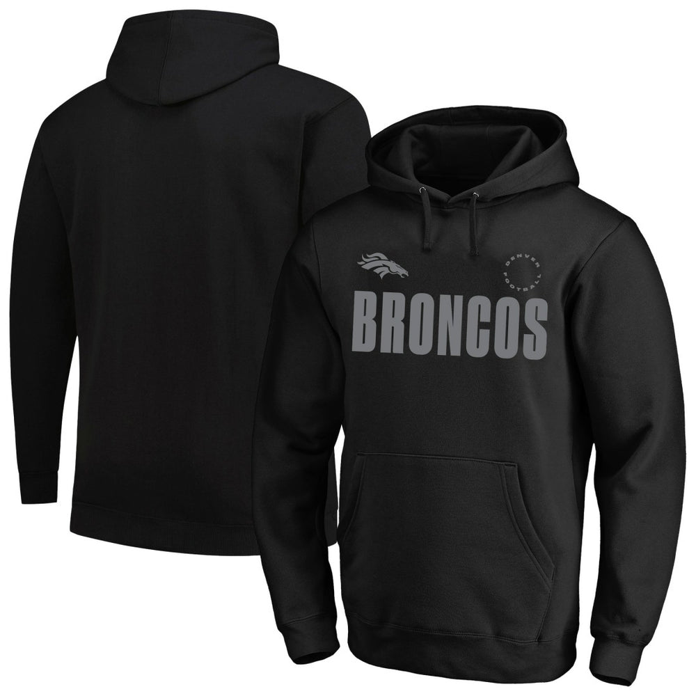 Denver Broncos Big & Tall Chip Shot Hoodie - Black Hoodies