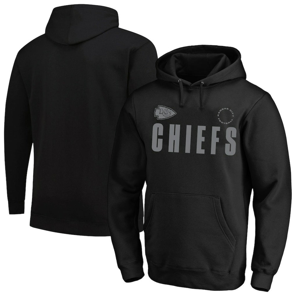 Kansas City Chiefs Big & Tall Chip Shot Hoodie - Black Hoodies