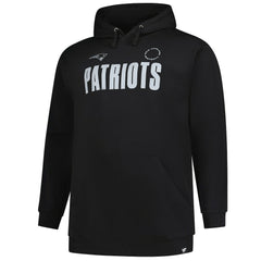 New England Patriots Big & Tall Chip Shot Hoodie - Black Hoodies