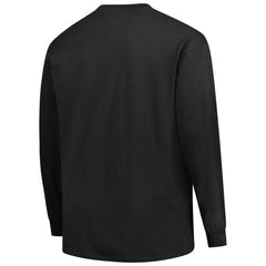 Carolina Panthers Big & Tall Coverage Scheme Long Sleeve T-Shirt - Black T-shirts