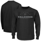 Atlanta Falcons Big & Tall Coverage Scheme Long Sleeve T-Shirt - Black T-shirts