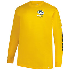 Green Bay Packers Big & Tall Clock Management Legacy Long Sleeve T-Shirt - Gold T-shirts