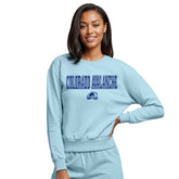 Colorado Avalanche Concepts Sport Women's Tonal Pullover Sweatshirt - Light Blue | US 202955432