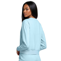 Toronto Maple Leafs Concepts Sport Women's Tonal Pullover Tri-Blend Sweatshirt - Light Blue | US 202955447