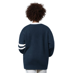 Dallas Cowboys Starter Women's Back Shot Button-Up Cardigan - Navy