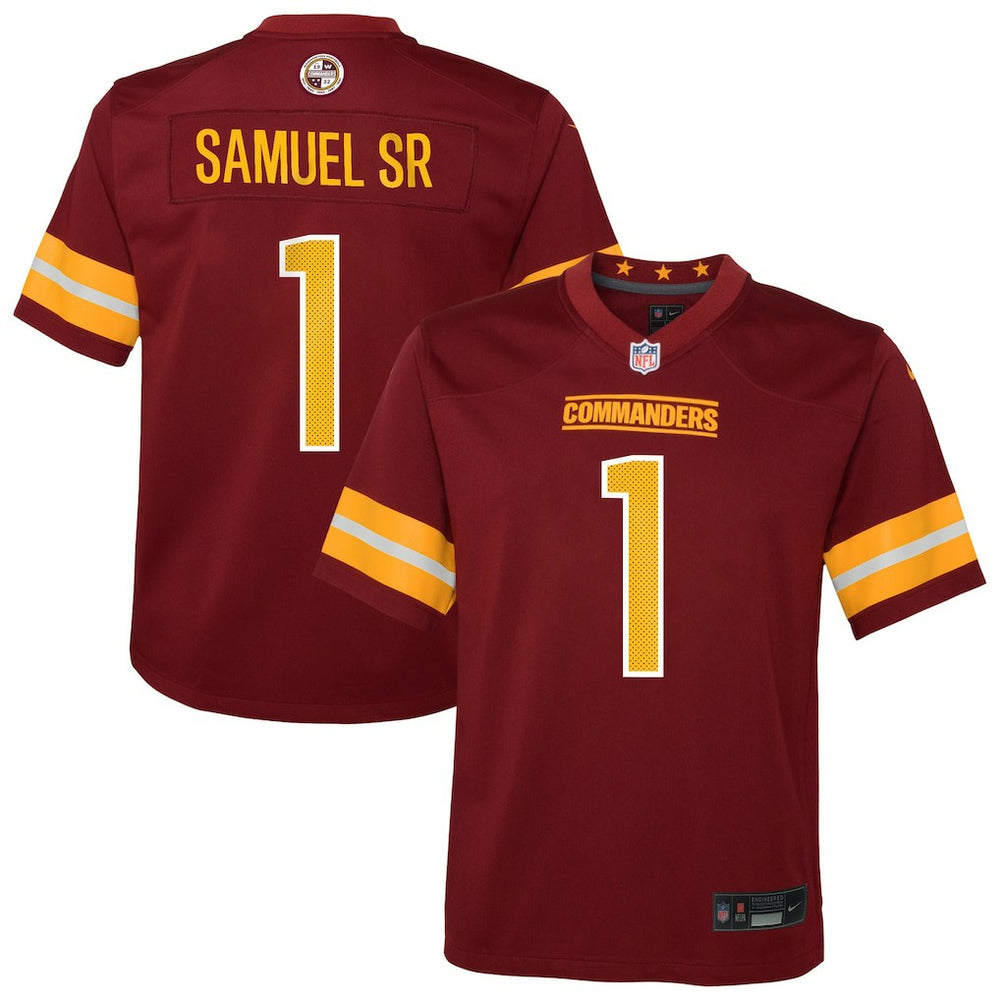 Deebo Samuel Sr Washington Commanders Youth Team Game Jersey - Burgundy Jerseys