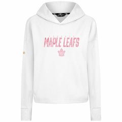 Toronto Maple Leafs Levelwear Women's Mother's Day Sweet Floral Pullover Hoodie - White | US 202960030