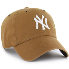 New York Yankees Carhartt x '47 Clean Up Adjustable Hat - Brown Hats