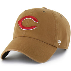 Cincinnati Reds Carhartt x '47 Clean Up Adjustable Hat - Brown Hats