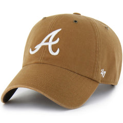 Atlanta Braves Carhartt x '47 Clean Up Adjustable Hat - Brown Hats