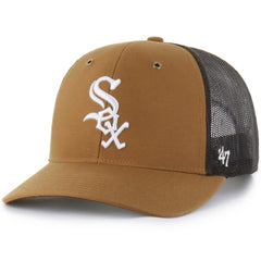 Chicago White Sox Carhartt x '47 Trucker Adjustable Hat - Brown Hats