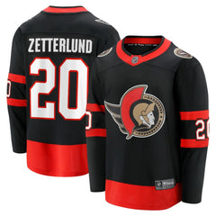 Fabian Zetterlund Ottawa Senators Fanatics Home Breakaway Jersey - Black | US 202972832