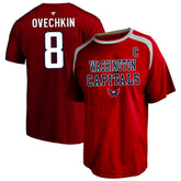Alexander Ovechkin Washington Capitals Fanatics Women's Plus Size Name & Number Scoop Neck T-Shirt - Red | US 202983342