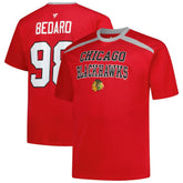 Connor Bedard Chicago Blackhawks Profile Big & Tall Name & Number T-Shirt - Red | US 202983350