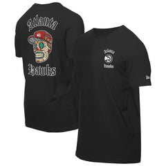 Atlanta Hawks Sugar Skulls T-Shirt Black - New Era