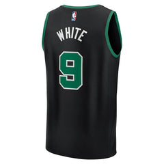 Derrick White Boston Celtics Fast Break Replica Player Jersey Statement Edition Black - Fanatics