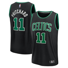Payton Pritchard Boston Celtics Fast Break Replica Player Jersey Statement Edition Black - Fanatics