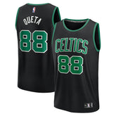 Neemias Queta Boston Celtics Fast Break Replica Player Jersey Statement Edition Black - Fanatics