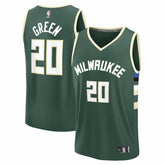 A.J. Green Milwaukee Bucks Fast Break Replica Player Jersey Icon Edition Hunter Green - Fanatics