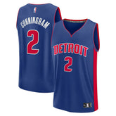 Cade Cunningham Detroit Pistons Fast Break Replica Player Jersey Icon Editi- Blue - Fanatics