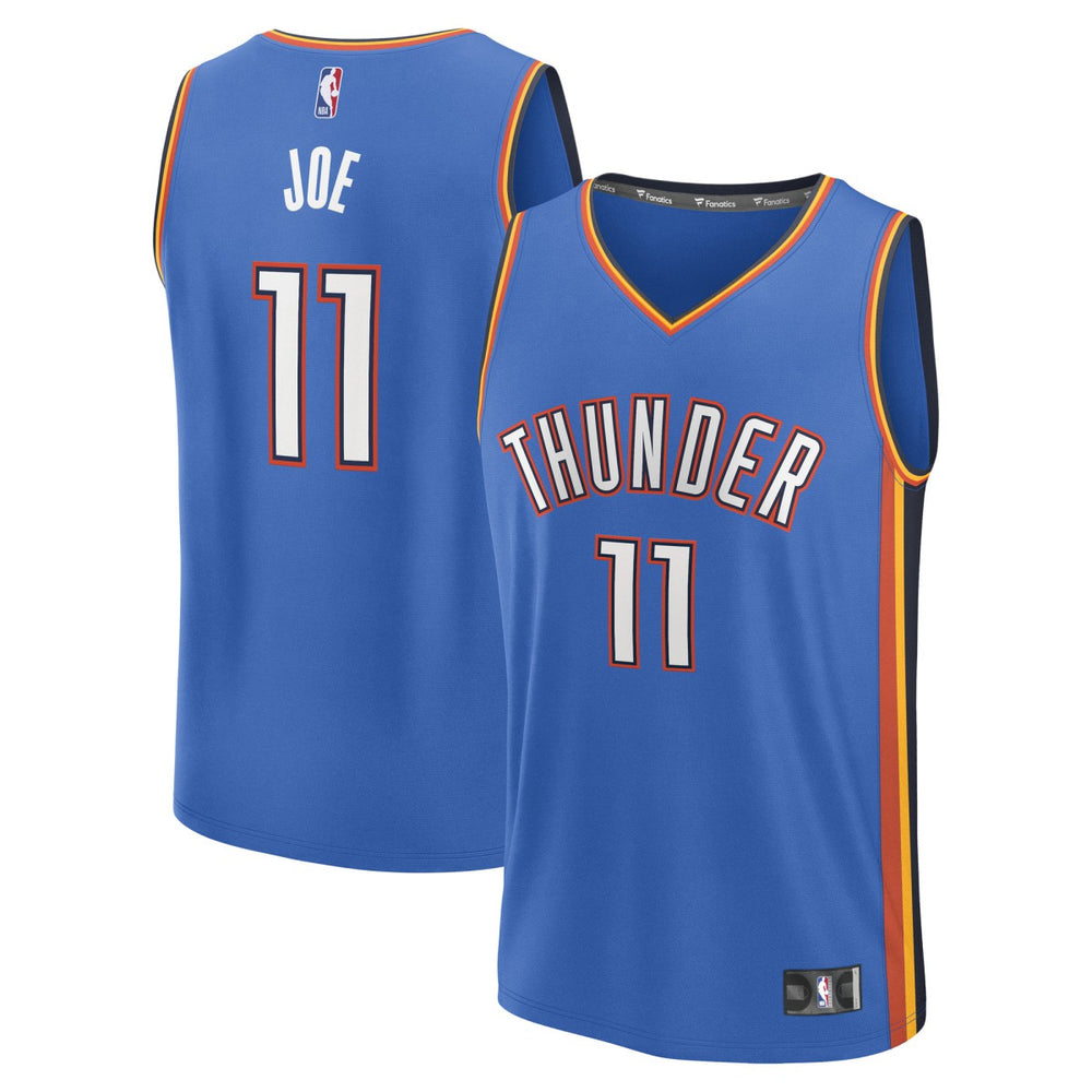 Isaiah Joe Oklahoma City Thunder Fast Break Replica Player Jersey Icon Edition Blue - Fanatics