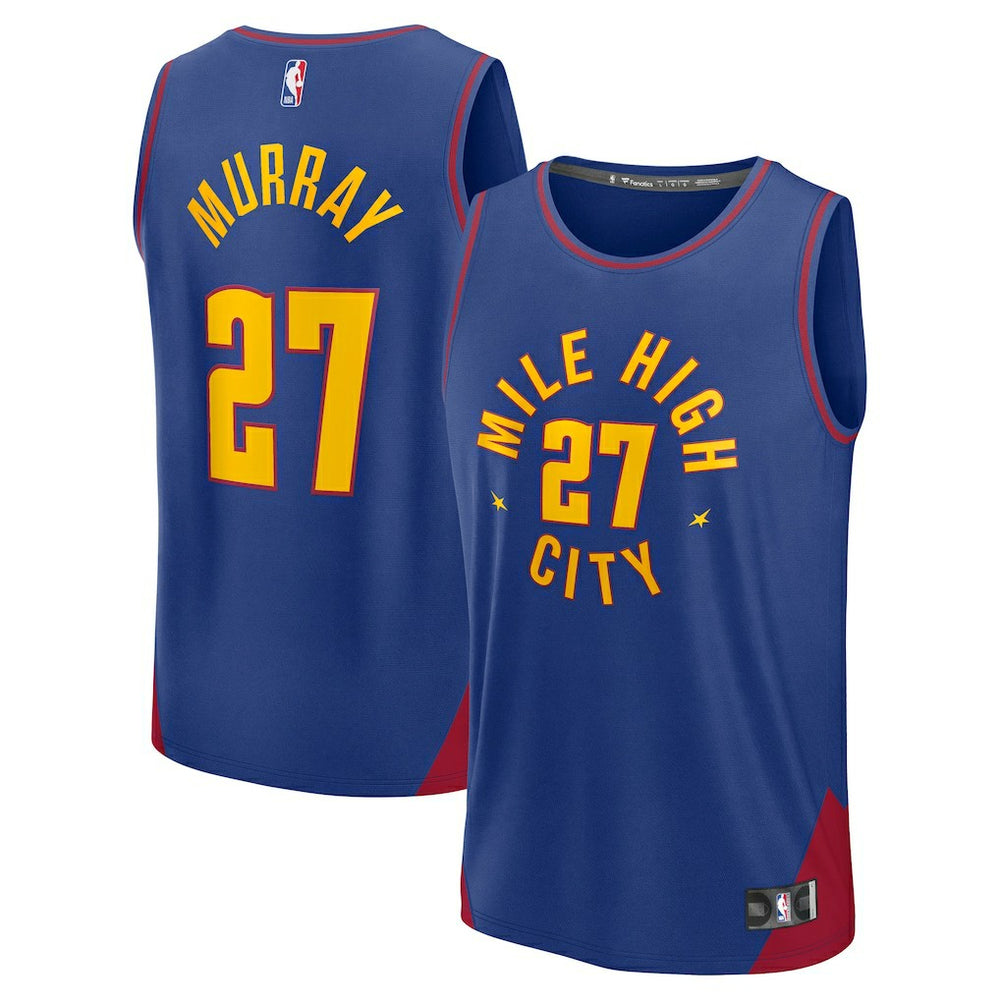 Jamal Murray Denver Nuggets Fast Break Replica Player Jersey Statement Editi- Blue - Fanatics