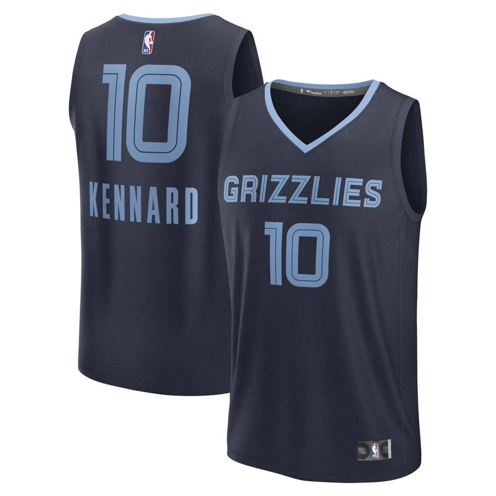 Luke Kennard Memphis Grizzlies Fast Break Replica Player Jersey Icon Edition Navy - Fanatics