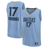 Yuki Kawamura Memphis Grizzlies Fast Break Replica Player Jersey Statement Edition Light Blue - Fanatics