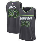 Julius Randle Minnesota Timberwolves Fast Break Replica Player Jersey Statement Edition Charcoal - Fanatics