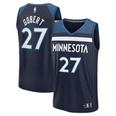 Rudy Gobert Minnesota Timberwolves Fast Break Replica Player Jersey Icon Edition Navy - Fanatics