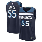 Luka Garza Minnesota Timberwolves Fast Break Replica Player Jersey Icon Edition Navy - Fanatics