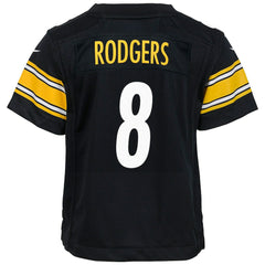 Aaron Rodgers Pittsburgh Steelers Youth Game Jersey - Black Jerseys