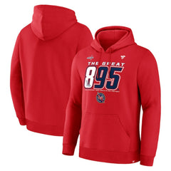 Alexander Ovechkin Washington Capitals Fanatics NHL All-Time Leading Goal Scorer The Great 895 Pullover Hoodie - Athletic Red | US 202983970