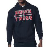Minnesota Twins Starter Team Mesh Print Graphic Pullover Hoodie - Navy Hoodies