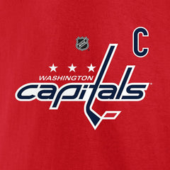 Alexander Ovechkin Washington Capitals NHL All-Time Leading Goal Scorer Name & Number T-Shirt - Red | US 202984225
