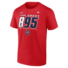 Alexander Ovechkin Washington Capitals NHL All-Time Leading Goal Scorer 895 T-Shirt - Red | US 202984226