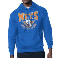 New York Mets Starter 80's Inspired Team Fleece Hoodie - Royal Hoodies
