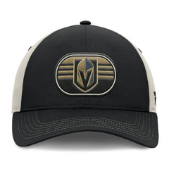 Vegas Golden Knights Fanatics 2025 Stanley Cup Playoffs Locker Room Trucker Adjustable Hat - Black/Gray | US 202986024