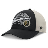 Vegas Golden Knights Fanatics 2025 Pacific Division Champions Locker Room Adjustable Hat - Black | US 202986054