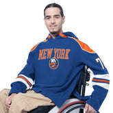 New York Islanders G-III Sports by Carl Banks Adaptive Wear Lord Stanley Hooded Long Sleeve Sweatshirt - Royal | US 202986084