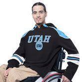 Utah Mammoth G-III Sports by Carl Banks Adaptive Wear Lord Stanley Hooded Long Sleeve Sweatshirt - Black | US 202986085