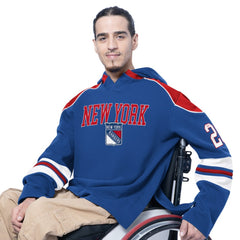 New York Rangers G-III Sports by Carl Banks Adaptive Wear Lord Stanley Hooded Long Sleeve Sweatshirt - Royal | US 202986087