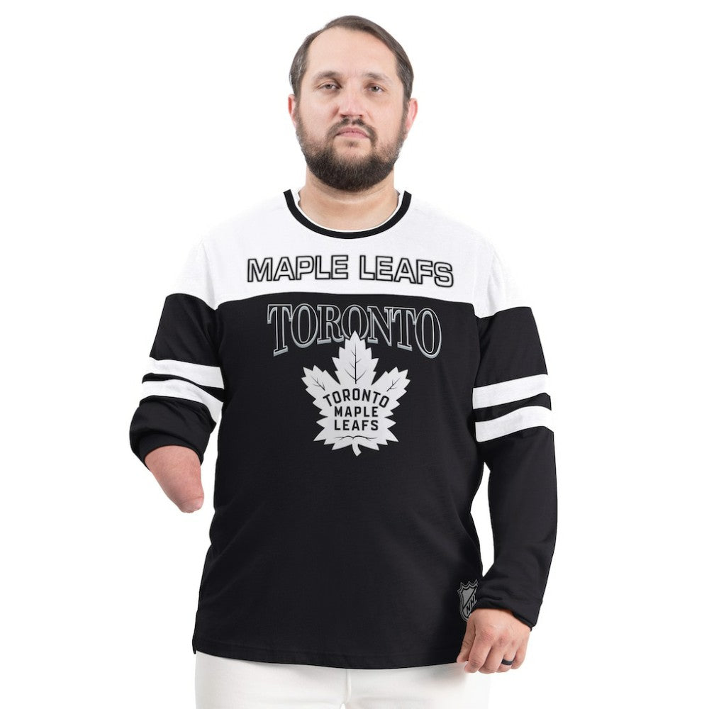 Toronto Maple Leafs G-III Sports by Carl Banks Adaptive Wear Outlast Durene Long-Sleeve T-Shirt - Black | US 202986116