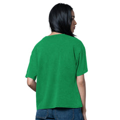 Dallas Stars Starter Women's Oversized Hall of Fame T-Shirt - Heather Kelly Green | US 202986156