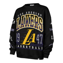 Los Angeles Lakers '47 Women's 2025/26 City Edition Go Big Oversized Sweatshirt Black - 47 brand